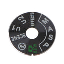 1 Pack Dial Mode Plate Interface Cap Cover Repair Part for Nikon D750 Digital Camera - Black