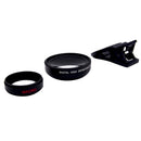 Wide Angle Lens 0.45X & 10X Macro Lenses Clip on Cell Phone Camera for iPhone X 8 7 6 Plus, Samsung, Huawei More