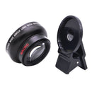 Wide Angle Lens 0.45X & 10X Macro Lenses Clip on Cell Phone Camera for iPhone X 8 7 6 Plus, Samsung, Huawei More