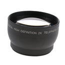 52mm 2x Magnification Telephoto Lens for Nikon D5100 D3200 D70 D40 Canon 1300D 600D 5D Cameras Universal