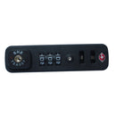 TSA 007 Secure Luggage 3 Digit Combination Lock Suitcase Bag Code Lock Padlock - Portable and Lightweight - HD-015A Black