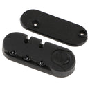 Secure Luggage 3 Digit Combination Lock Suitcase Bag Code Lock Padlock - Portable and Lightweight - DS-004A Black