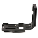 L-shaped Quick Release QR Plate Camera Bracket for Nikon D800 D810 Arca Swiss - Black