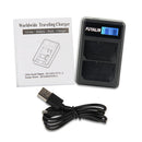 LCD USB Dual Li-ion Battery Quick Charger BC-QZ1 for Sony ILCE-9 A7RIII a7r3 A9 A7RM3 Camera NP-FZ100 Battery