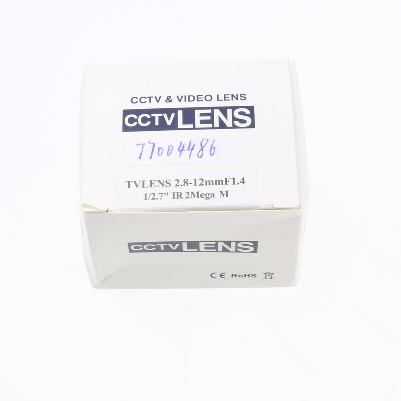 1/3'' 2.8-12mm F1.4 CS Mount Manual IRIS Zoom CCTV Lens for CCD Security IP Camera