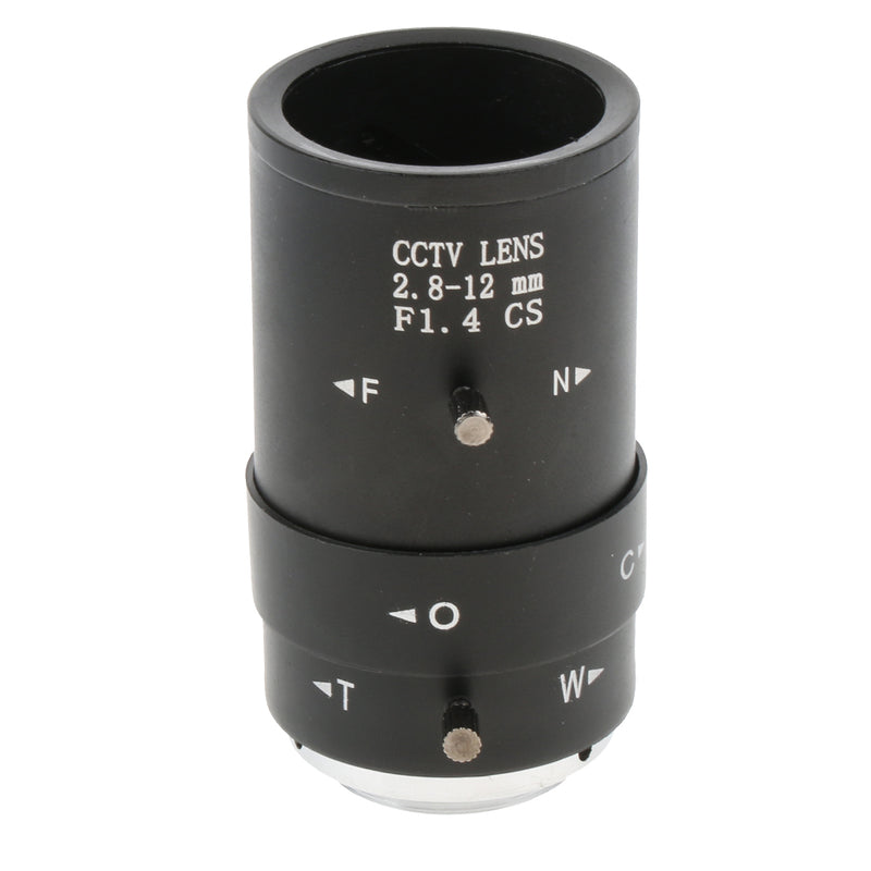 1/3'' 2.8-12mm F1.4 CS Mount Manual IRIS Zoom CCTV Lens for CCD Security IP Camera