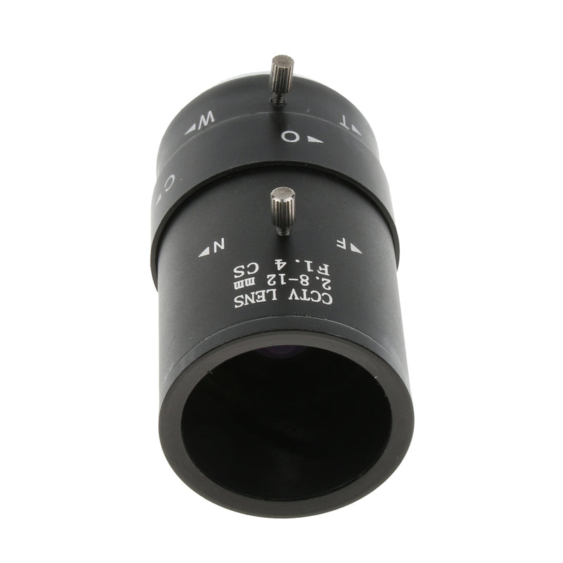 1/3'' 2.8-12mm F1.4 CS Mount Manual IRIS Zoom CCTV Lens for CCD Security IP Camera