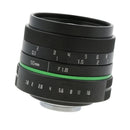 50mm F/1.8 Large Aperture Manual Prime Fixed Lens APS-C for Sony Nikon Canon Digital Cameras, Black