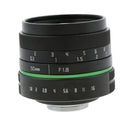 50mm F/1.8 Large Aperture Manual Prime Fixed Lens APS-C for Sony Nikon Canon Digital Cameras, Black