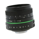 50mm F/1.8 Large Aperture Manual Prime Fixed Lens APS-C for Sony Nikon Canon Digital Cameras, Black
