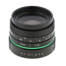 25mm F/1.8 Large Aperture Manual Prime Fixed Lens APS-C for Sony Nikon Canon Digital Cameras, Black