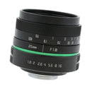 25mm F/1.8 Large Aperture Manual Prime Fixed Lens APS-C for Sony Nikon Canon Digital Cameras, Black