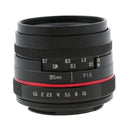 Fixed Focus Lens 35mm F1.6 for Sony A7 A7II A7III A7R A7RII A7RIII A7S A7SII A3000 A5000 A6000 NEX-3 3N 5R 6 7 NEX-E Series Camera