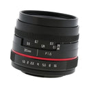 Fixed Prime Lens Portrait F1.6 Aperture 35mm for Fujifilm X-T X-Pro X-E X-M Mirrorless Camera