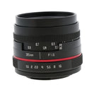 Fixed Prime Lens Portrait F1.6 Aperture 35mm for Fujifilm X-T X-Pro X-E X-M Mirrorless Camera