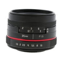 Fully Multi-coated Fixed Lens Manual Focus for Panasonic Olympus Camera 35mm F1.6 Clear Blur Background Effect