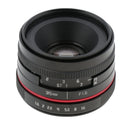 Fully Multi-coated Fixed Lens Manual Focus for Panasonic Olympus Camera 35mm F1.6 Clear Blur Background Effect