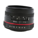Fully Multi-coated Fixed Lens Manual Focus for Panasonic Olympus Camera 35mm F1.6 Clear Blur Background Effect