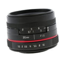 Fully Multi-coated Fixed Lens Manual Focus for Panasonic Olympus Camera 35mm F1.6 Clear Blur Background Effect