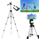 Selfie Stick Tripod 4 Heights with Mobile Phone Holder Clip for iPhone X 8 7 6 plus, iPad Tablets
