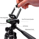 Selfie Stick Tripod 4 Heights with Mobile Phone Holder Clip for iPhone X 8 7 6 plus, iPad Tablets