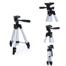 Selfie Stick Tripod 4 Heights with Mobile Phone Holder Clip for iPhone X 8 7 6 plus, iPad Tablets