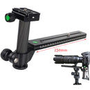 38mm Quick Release Plate for Tripod Monopod Head Telephoto Lens Camera Mount Bracket Support Kit 1/4'' 3/8'' Screw