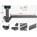 38mm Quick Release Plate for Tripod Monopod Head Telephoto Lens Camera Mount Bracket Support Kit 1/4'' 3/8'' Screw