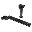38mm Quick Release Plate for Tripod Monopod Head Telephoto Lens Camera Mount Bracket Support Kit 1/4'' 3/8'' Screw