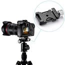 Tripod Quick Release Plate Clamp for Canon Nikon Sony DSLR Camera Hot Shoe Mount 3/8" Screw Hole