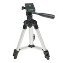 Aluminium Alloy 3 Section Mini Portable Travel Tripod for Action Cameras
