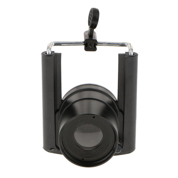 1.25'' 10mm Eyepiece with Phone Mount Adapter Clip Holder for Smartphones 55-85mm- Black