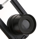 1.25'' 10mm Eyepiece with Phone Mount Adapter Clip Holder for Smartphones 55-85mm- Black