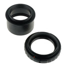 T Ring for Canon SLR Camera Lens + 2inch to T2 M42*0.75 Thread Telescope Mount Adapter - Black