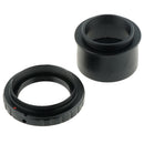 T Ring for Canon SLR Camera Lens + 2inch to T2 M42*0.75 Thread Telescope Mount Adapter - Black