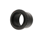 T Ring for Olympus SLR Camera Lens + 2inch to T2 M42*0.75 Thread Telescope Mount Adapter - Black