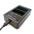 2 Channels Digital Camera Battery Charger Charging Stand with USB Port for Canon LP-E17