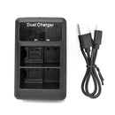 LCD Display Battery Charger Charging with USB Port for Nikon EN-EL15/EL15A