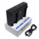 Digital Camera Battery Charger Charging Stand with USB Port for Canon LP-E8