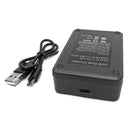 LCD Display Battery Charger Charging Stand with USB Port for Sony NP-FZ100