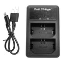 LCD Display Battery Charger Charging Stand with USB Port for Sony NP-FZ100