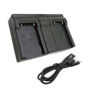 Camera Battery Charger Stand with USB Port for Sony NP-F970 NP-F570 NP-770 Batteries