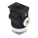 Tripod Camera Flash Hot Shoe Mount for Microphone Monitor Photography Accessory 1/4 Screw