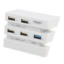 For Sony PS4 Pro USB 2.0 Hub Charging Station Expanded Cable Splitter 5Interface
