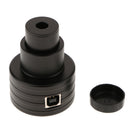2.0MP 1.25 0.96 inch Electronic Eyepiece Image Sensor Telescope Microscope Digital Camera -Black