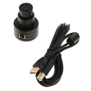 2.0MP 1.25 0.96 inch Electronic Eyepiece Image Sensor Telescope Microscope Digital Camera -Black