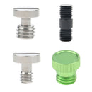 15mm Rail Rod Screw M12 Thread Aluminum Alloy for DSLR Camera Shoulder Rig System