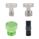 15mm Rail Rod Screw M12 Thread Aluminum Alloy for DSLR Camera Shoulder Rig System