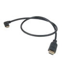 Micro HDMI Cable Cord Wire for Camera Universal 90 Degree Connector Plastic Metal