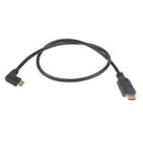 Micro HDMI Cable Cord Wire for Camera Universal 90 Degree Connector Plastic Metal
